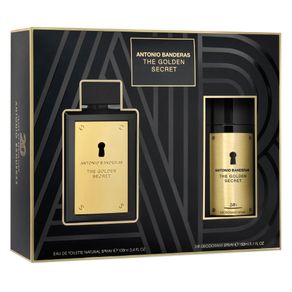 The Golden Secret Antonio Banderas Kit - Perfume EDT + Desodorante Kit