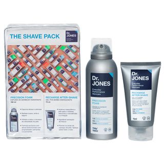 The Shave Pack Dr.Jones - Precision Foam + Recharge After-Shave - Kit Kit