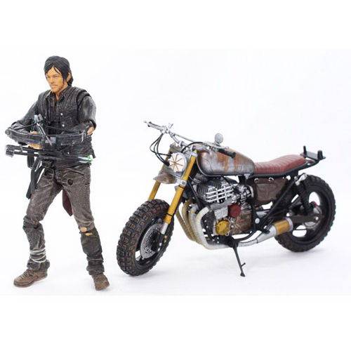 The Walking Dead Daryl Dixon Moto Mcfarlane Box Amc Twd