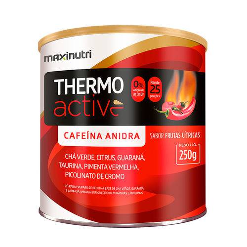 Thermo Active Frutas Cítricas - 250 Gramas - Maxinutri