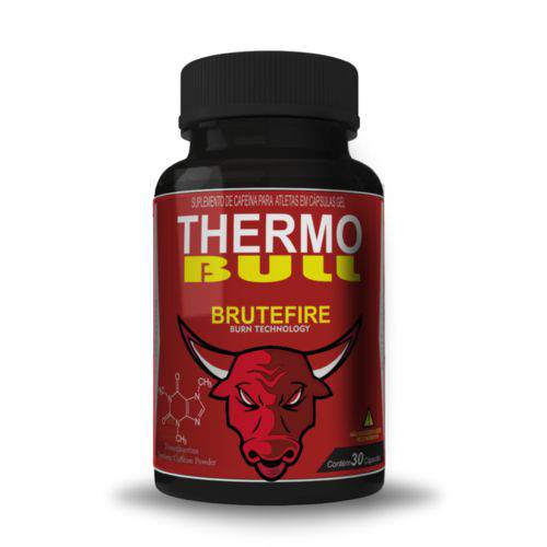 THERMO BULL – Ultra Concentrado (Cafeína Sintetizada) 30 Cap - Super Termogênico - Bull Series