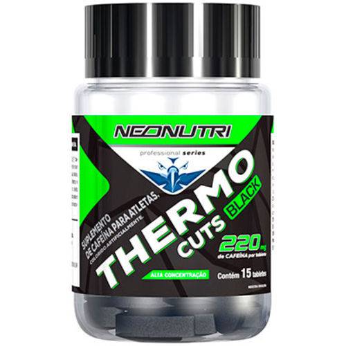 Thermo Cuts Black - 15 Tabletes - Neonutri