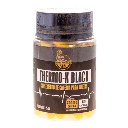 Thermo-X Black - 60cáps - Mitto Nutrition