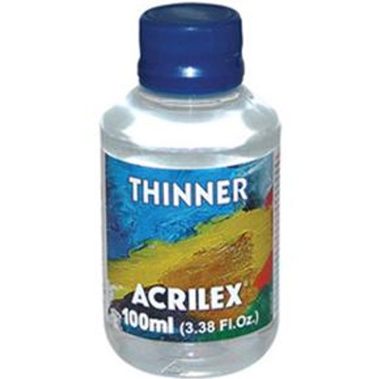 Thinner Diluente 100ml - Acrilex Thinner Pet 100ml Acrilex