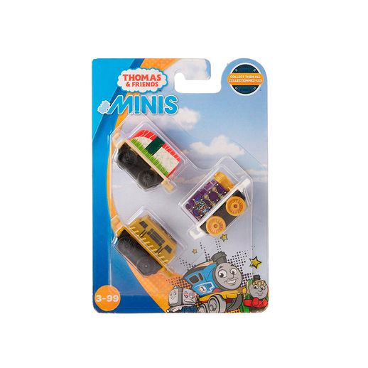 Thomas e Seus Amigos Minis Locomotivas Queen Belle Sushi Bertie - Mattel
