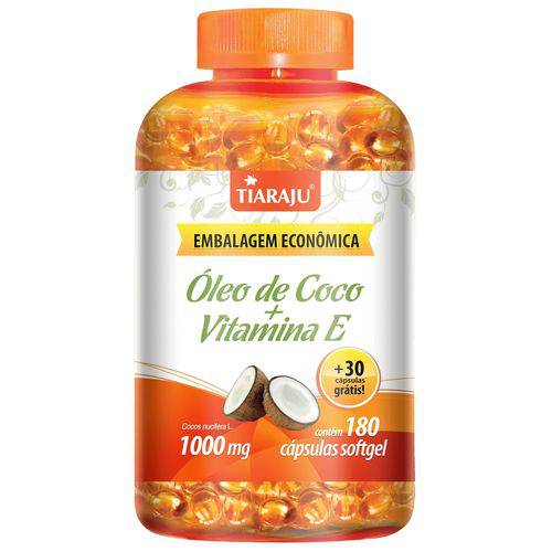 Tiaraju Oleo Coco Vitamina e 180+30 Caps