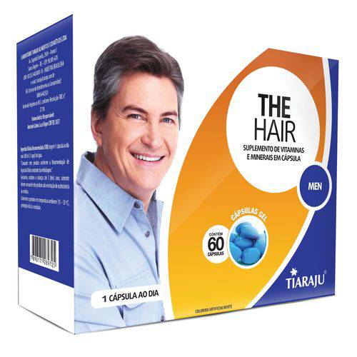 Tiaraju The Hair Homem 60 Caps