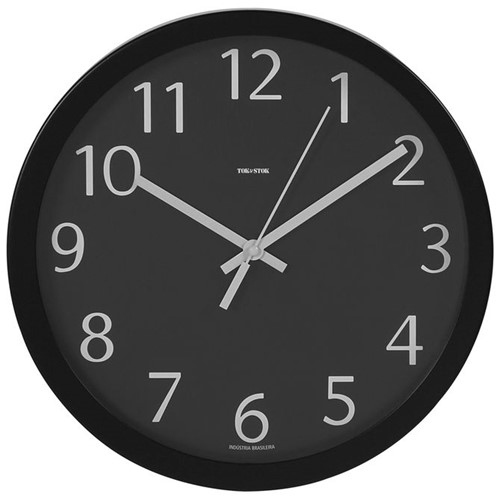 Ticking Relógio Parede 30 Cm Preto