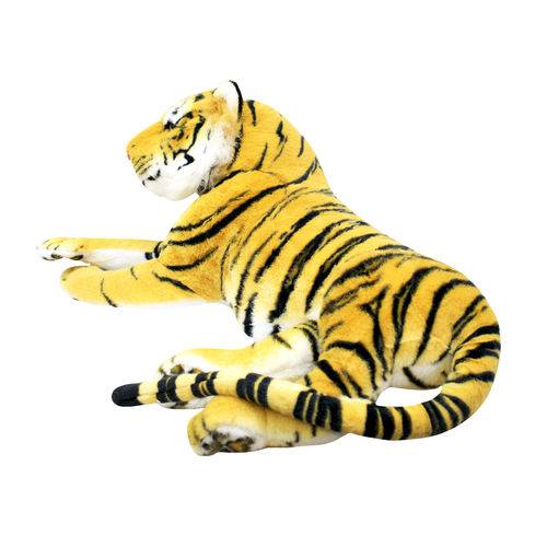 Tigre Deitado 90cm - Pelúcia Enfeite