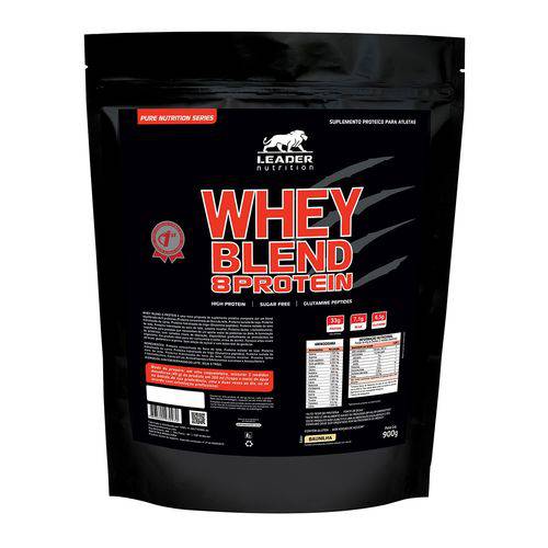 Time Release Whey Blend 8 Protein - Leader Nutrition - Sachê 900grs