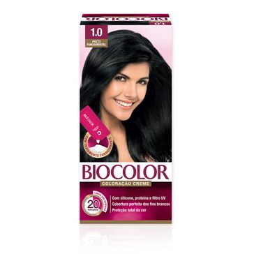 Tint Biocolor 7.11-louro Glamour Tint Biocolor 1.0-preto Fundamental