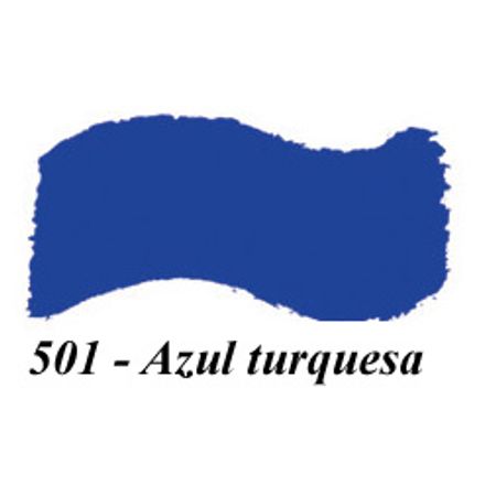 Tinta Acrílica Brilhante Acrilex 37ml 501 - Azul Turquesa