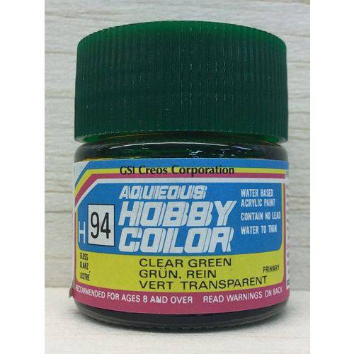 Tinta Acrílica Clear Green - Mr. Hobby