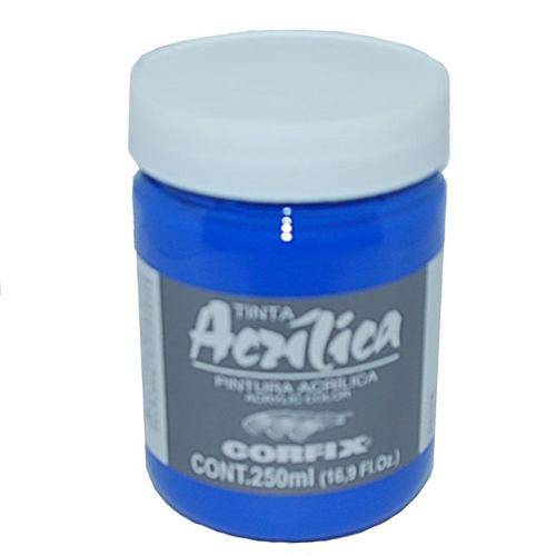 Tinta Acrílica Corfix Azul Cobalto 250ml