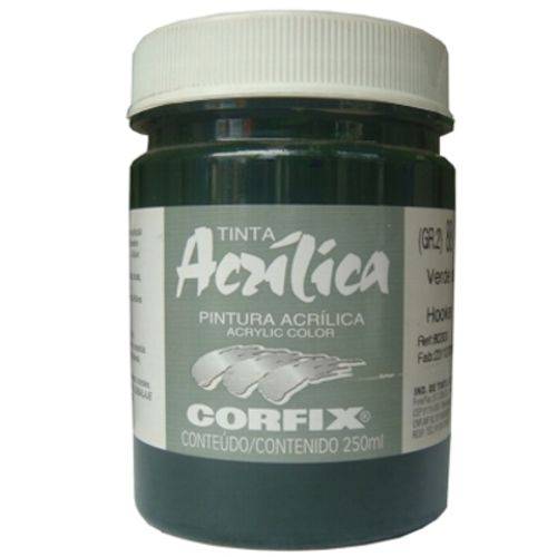Tinta Acrilica Corfix Gr-ii 250 Ml Verde Hooker 80300-88