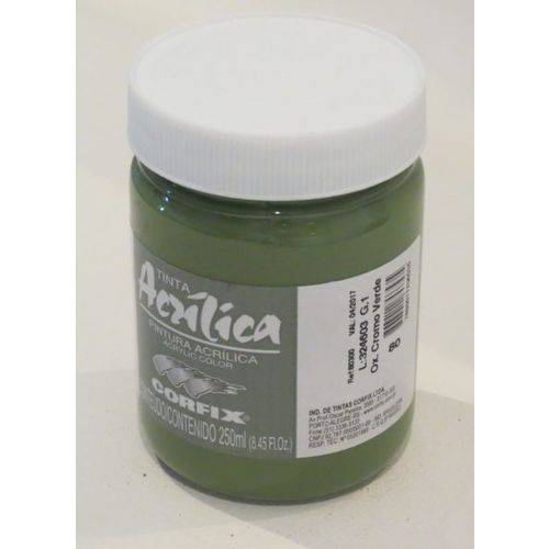 Tinta Acrílica Corfix Oxido Cromo Verde #080 - 250ml G1