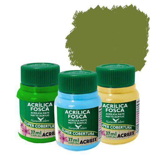 Tinta Acrílica Fosca - 37ml - Verde Pistache - 570 - Acrilex