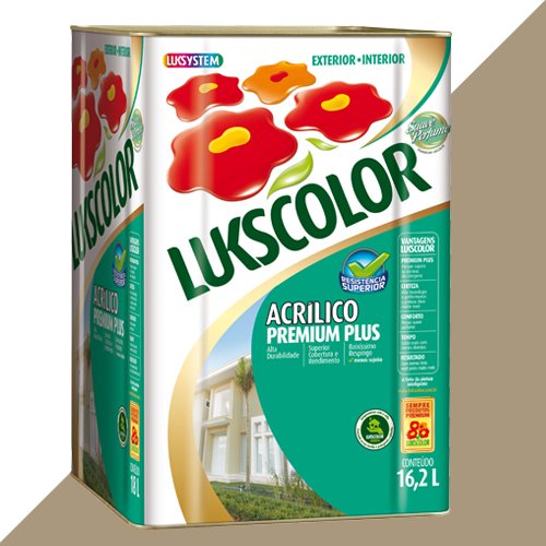 Tinta Acrílica Fosco Camurça Premium Lukscolor 16,2l