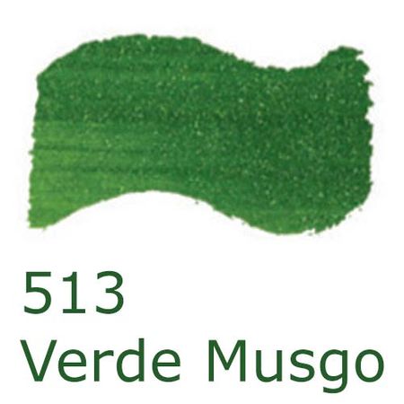 Tinta Acrilica Metal Colors Acrilex 60ml 513 - Verde Musgo