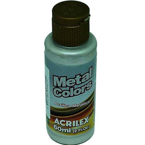 Tinta Acrílica Metal Colors Acrilex Prata 60ml