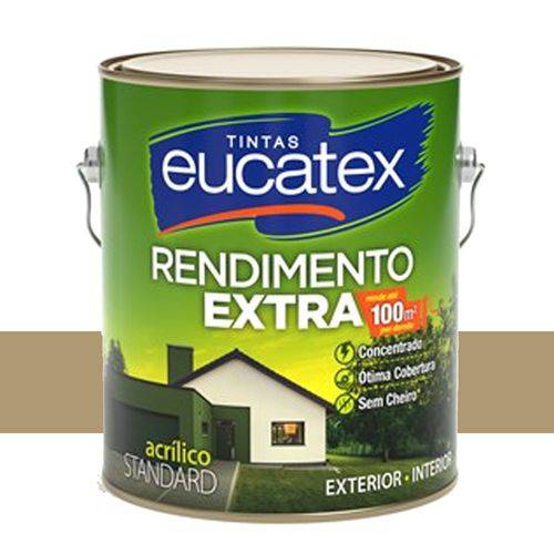 Tinta Acrílico Rendimento Extra Camurça 18 Lts Eucatex