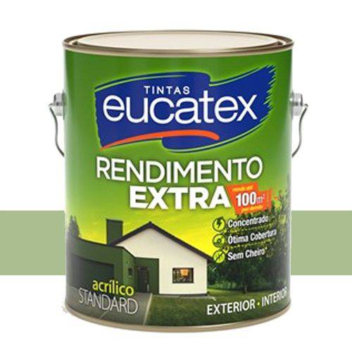 Tinta Acrílico Rendimento Extra Verde Kiwi 18 Lts Eucatex