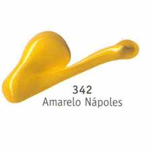 Tinta Acrylic Colors 20ml Acrilex Amarelo Nápoles 342