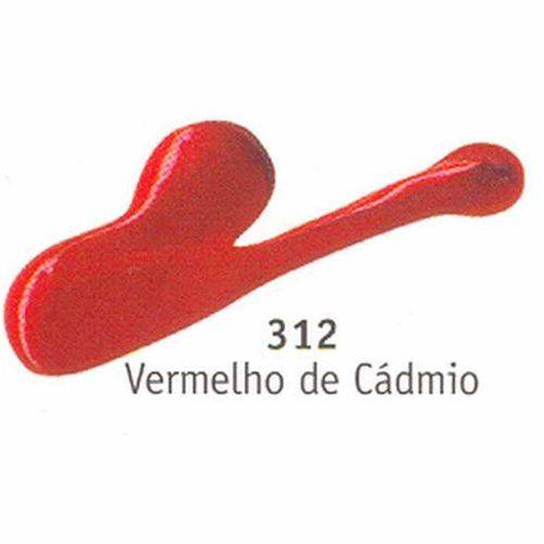 Tinta Acrylic Colors 20ml Acrilex Vermelho de Cádmio 312