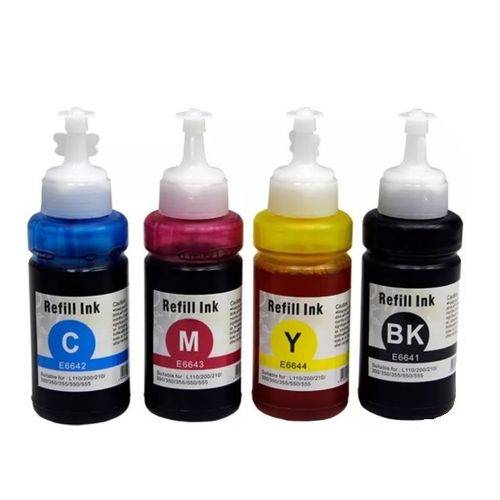 Tinta CORANTE para EPSON Kit Refill Ink 4 Cores - 280ml