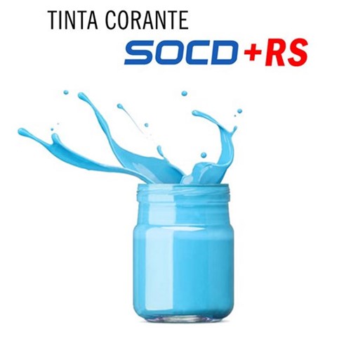 Tinta Corante RS (Resistência Solar) Ciano Light 1000ml