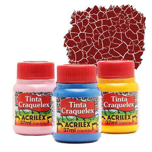Tinta Craquelex - 37ml - Vermelho Carmin - 509 - Acrilex