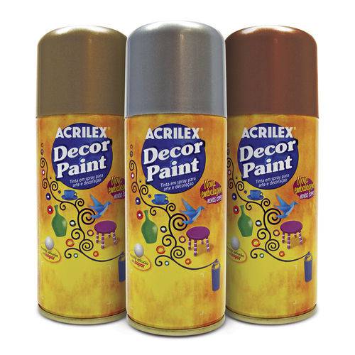 Tinta em Spray Decor Paint para Pintura Decorativa 150ml - Acrilex