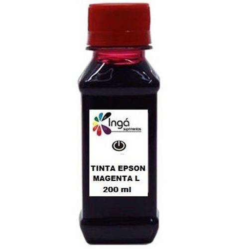Tinta Epson Magenta Claro T081520 T082520 T081 T082 Corante Universal | Compatível 200ml | Ingá