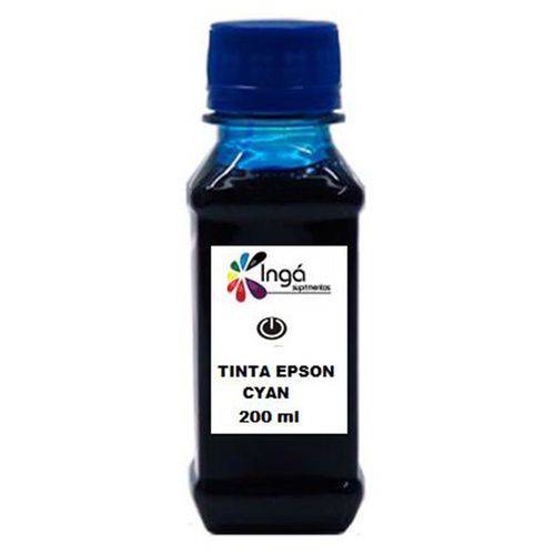 Tinta Epson T048220 T048 T0482 | Rx500 R200 R220 | Universal Sublimática Ciano | Compatível 200ml | Ingá