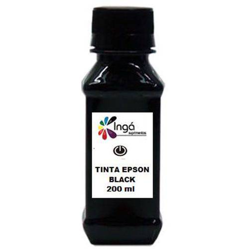 Tinta Epson T194120 T194 T1941 | Xp214 Xp204 Xp104 | Universal Sublimática Preto | Compatível 200ml | Ingá