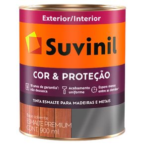 Tinta Esmalte Sintético 0,9lts Fosco Preto Suvinil