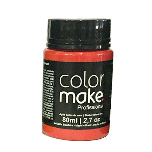 Tinta Facial Color Make Liquida Profissional 80ml Vermelho