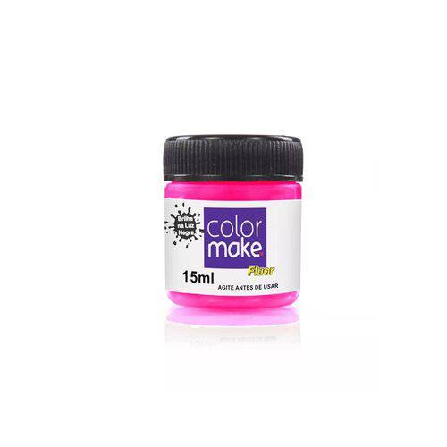 Tinta Facial Liquida Color Make 15ml Pink Fluor