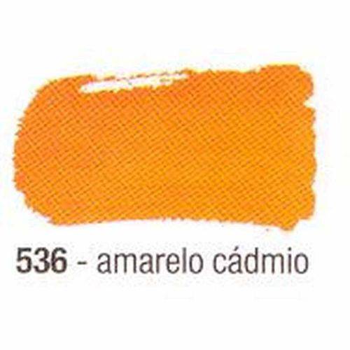 Tinta Fosca para Artesanato Acrilex 100 Ml Amarelo de Cádmio 536