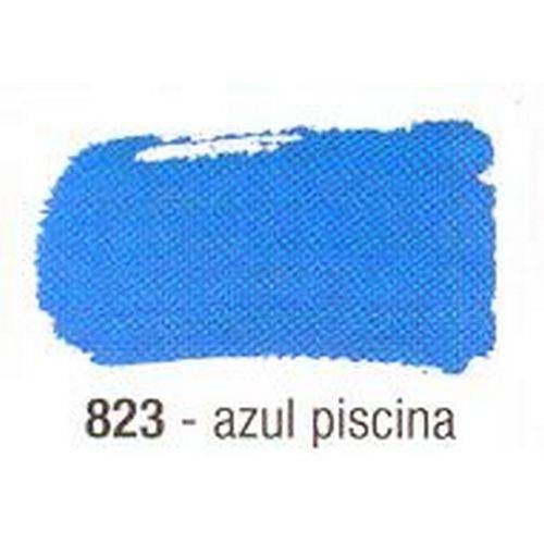 Tinta Fosca para Artesanato Acrilex 37 Ml Azul Piscina 823