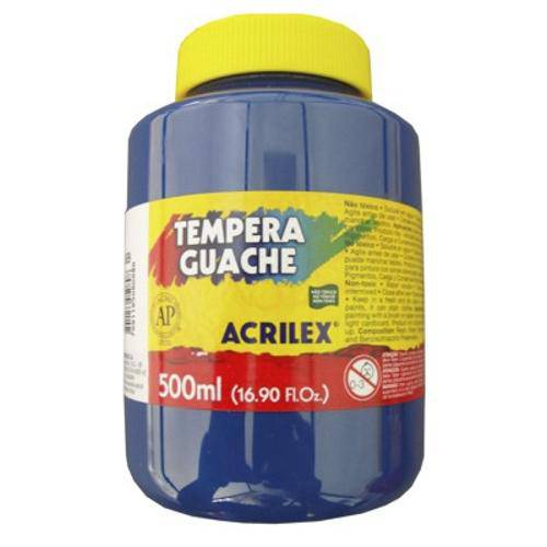 Tinta Guache 500ml Azul Turquesa 501 Acrilex