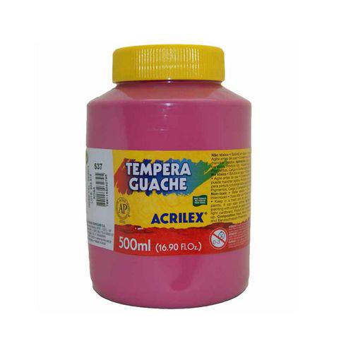 Tinta Guache 500ml Rosa Acrilex