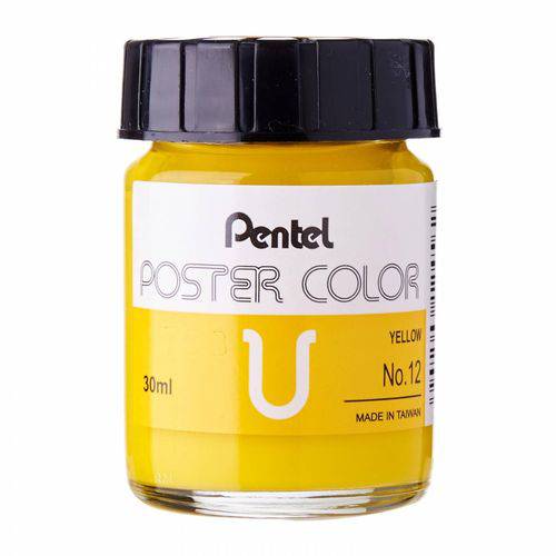 Tinta Guache Pentel Profissional - Amarelo Nº12