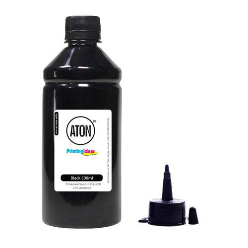 Tinta L200 | L355 para Epson Bulk Black 500ml Pigmentada Aton