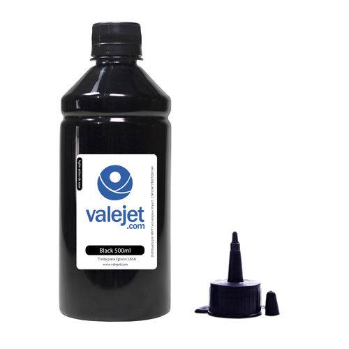 Tinta L656 para Epson Bulk Ink Black 500ml Pigmentada Valejet