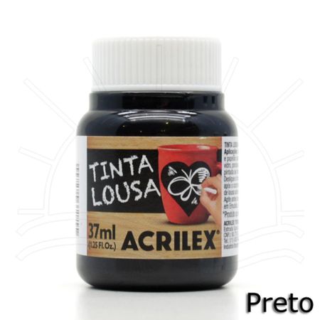 Tinta Lousa Acrilex 37ml 520 - Preto