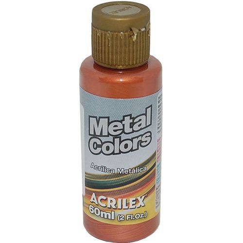 Tinta Metal Colors Acrilex 60Ml Cobre