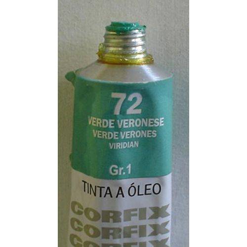 Tinta Óleo Corfix Verde Veronese #072 - 37ml Gr1