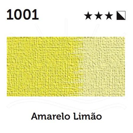 Tinta Óleo Gato Preto 20ml 1001 - Amarelo Limão