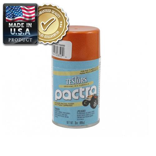 Tinta Pactra Spray Bolha - Laranja Metálico (made In Usa)